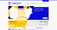 Desktop Screenshot of kairoscolegio.com.br
